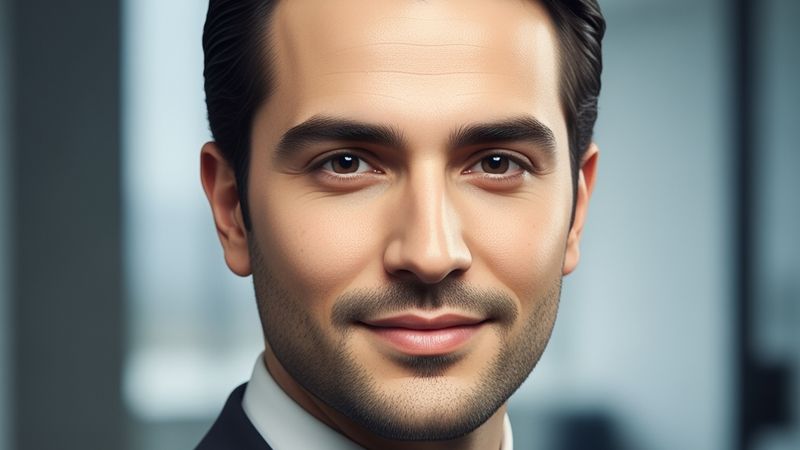 AI portre düzenleme sonrası profesyonel fotoğraf