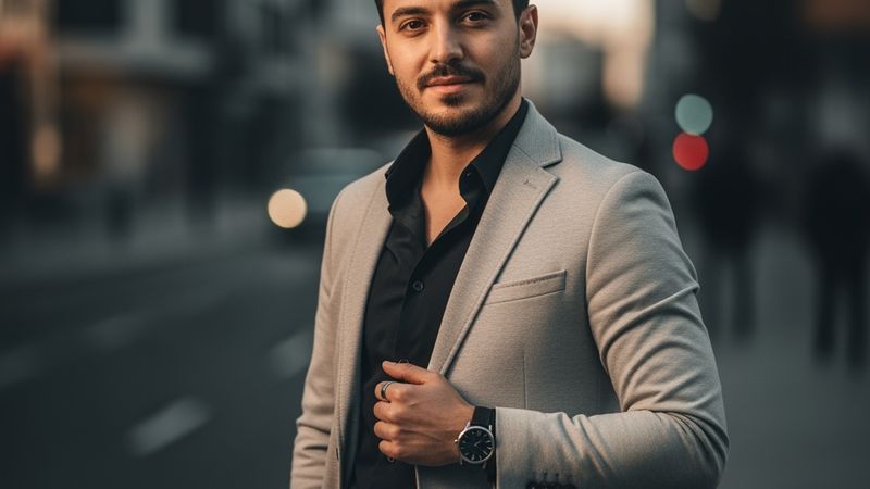 Sanatsal ışıklandırma ile çekilmiş AI yaratılmış yaratıcı portret fotoğrafı