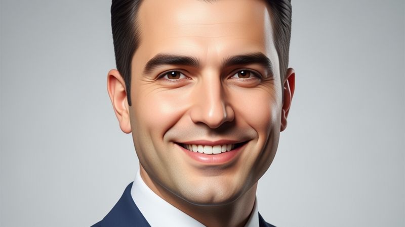 Kurumsal stil AI avatar örneği