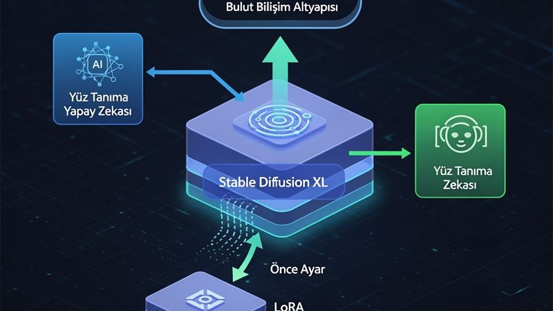 AI avatar teknolojisi teknik mimari şeması